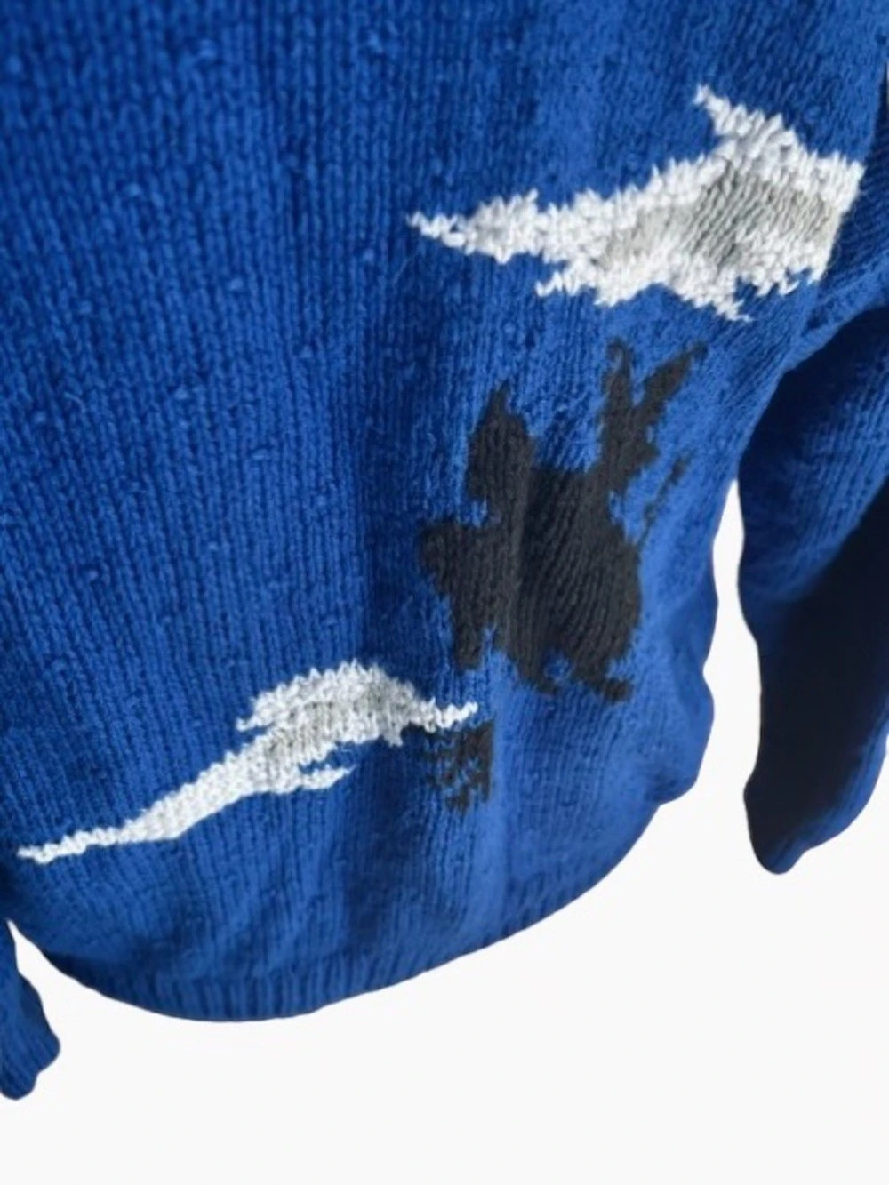 Vintage Marisa Christina Halloween Witch Hand Knitted Sweater Medium Large Boho - Picture 9 of 14